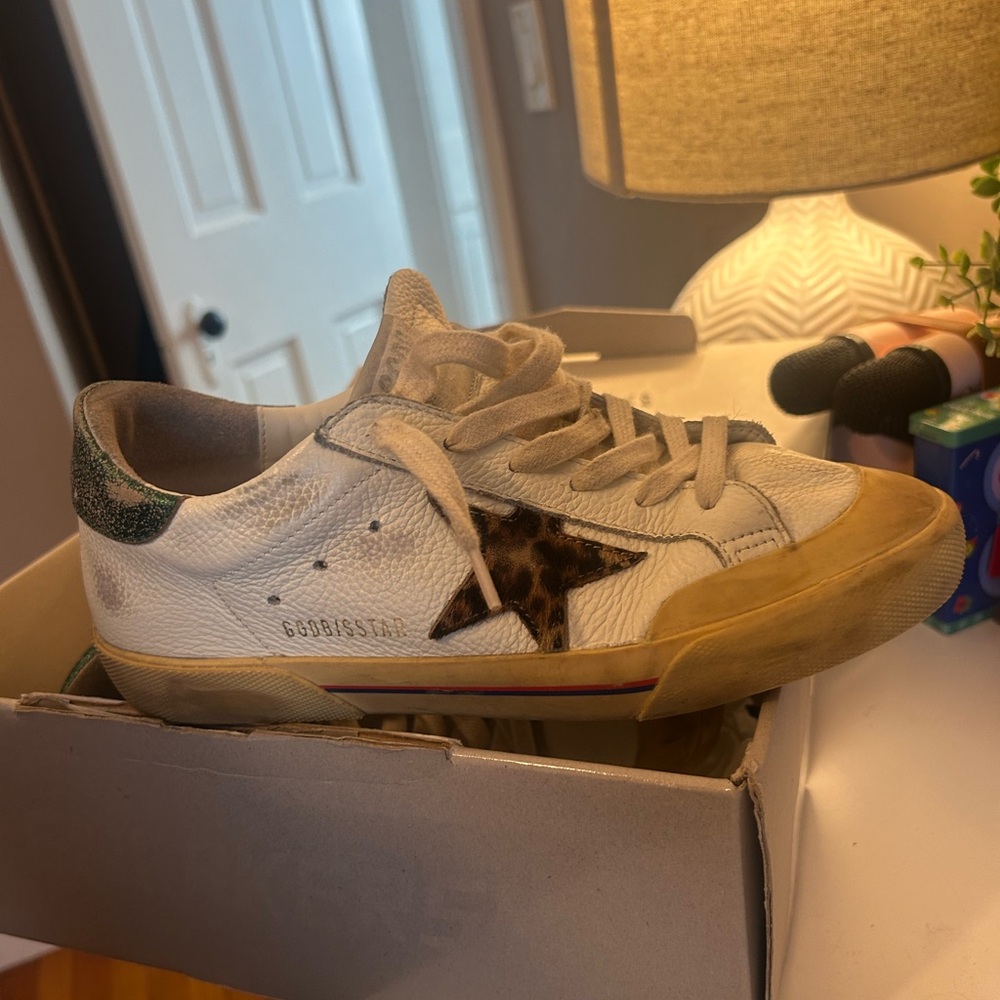 Golden Goose Superstar Sneakers - Cream and Beige